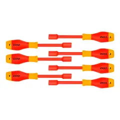INGCO - Set Destornilladores Dado Hexagonal Aislado 7 Piezas