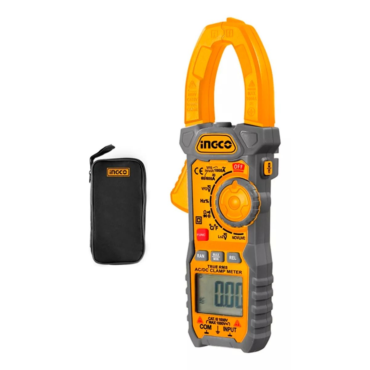 INGCO - Multitester Digital Con Pinza Amperimetrica Ingco Dcm100014