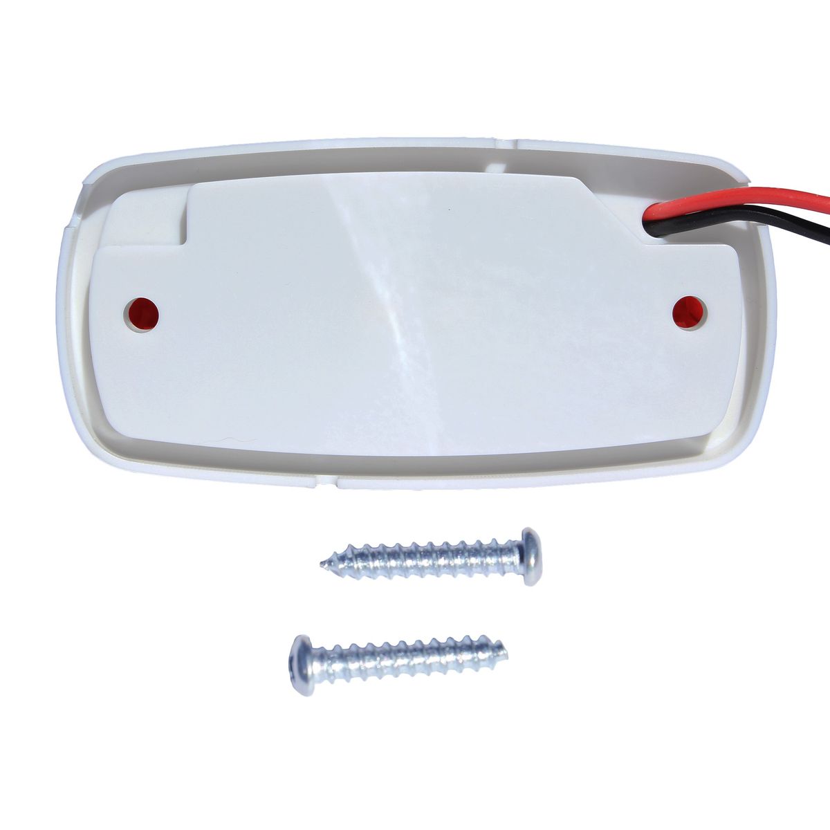 AZ10 - Foco Lateral Doble Óptico Led Rojo Bi-volts Rampla- Camión