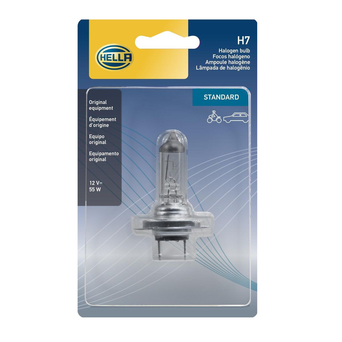 HELLA - Ampolleta H7 12 Volts/55 Watts - Hella