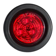 GOTEK - Foco Trocha Led Rojo 2 Pulgadas Bi-volts Rampla- Camión