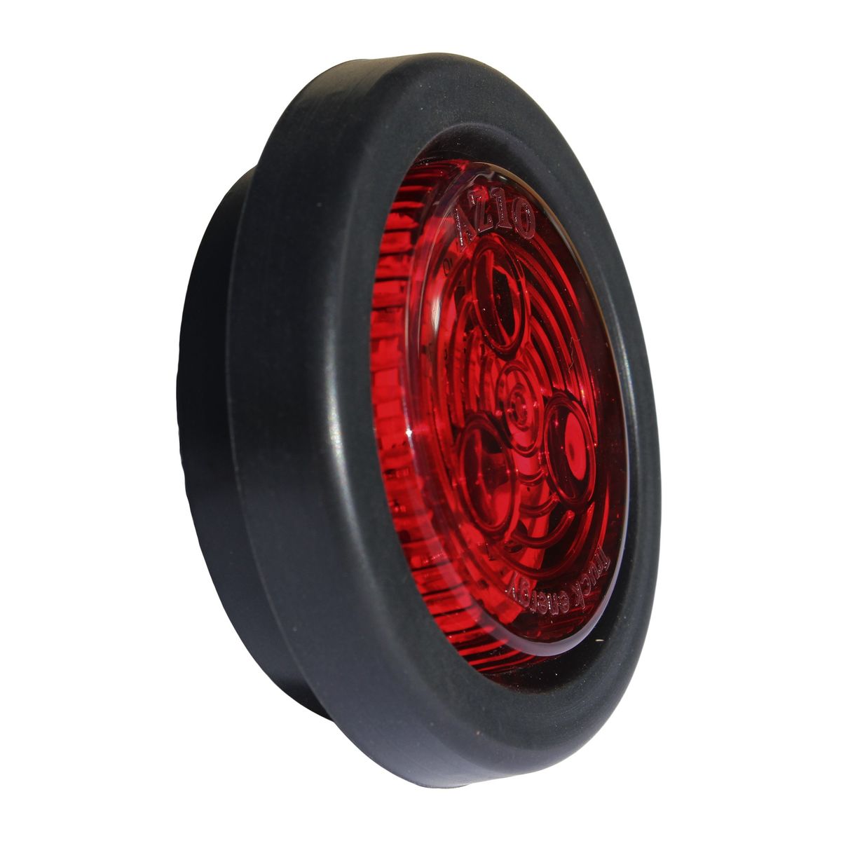 GOTEK - Foco Trocha Led Rojo 2 Pulgadas Bi-volts Rampla- Camión