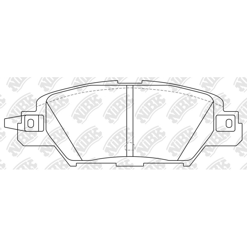 GENERICO - Pastillas Traseras Mazda Mx5 2016 - 2022 Nibk