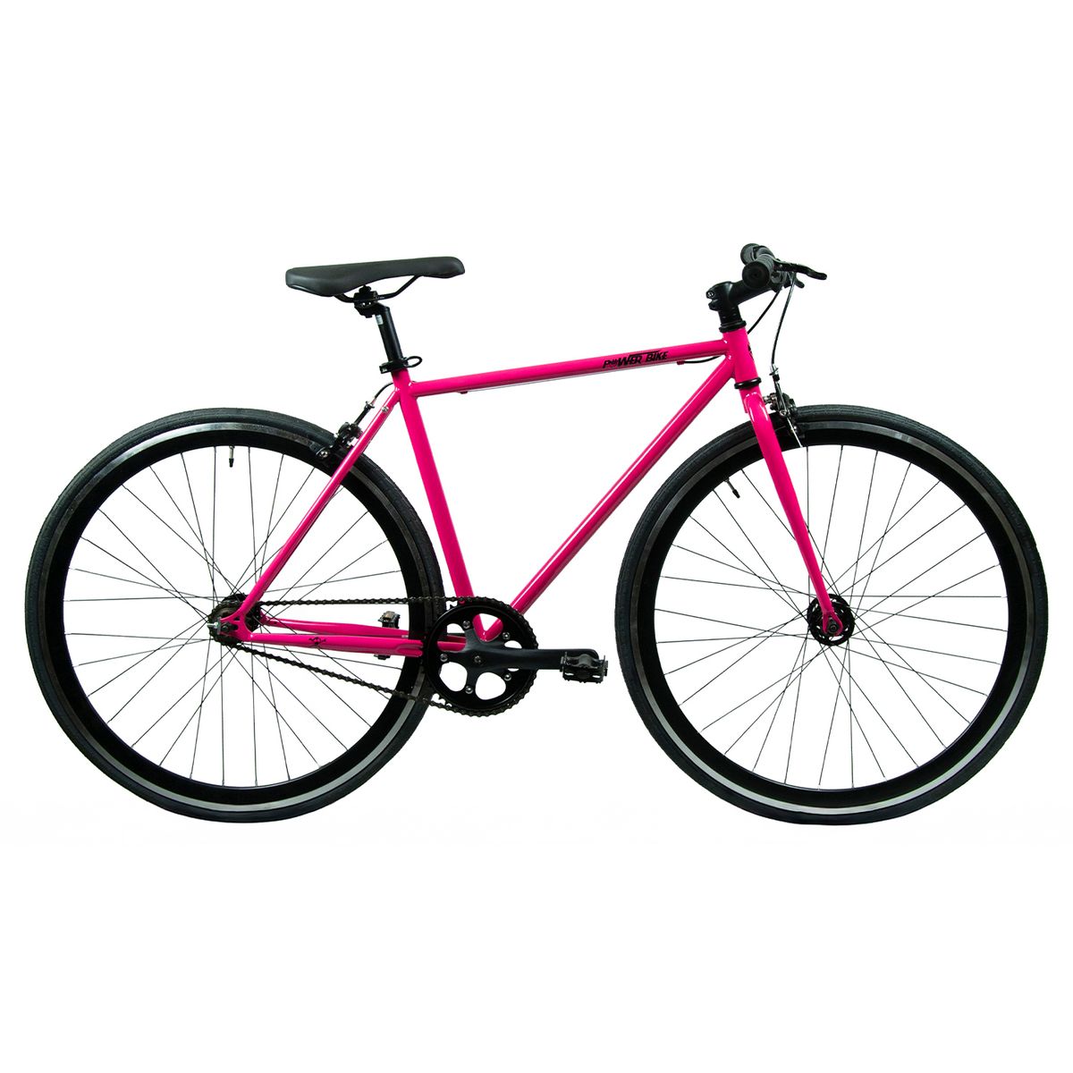 POWERBIKE - BICICLETA FIXIE POWERBIKE  ARO 700 TALLA 48 ROSADA