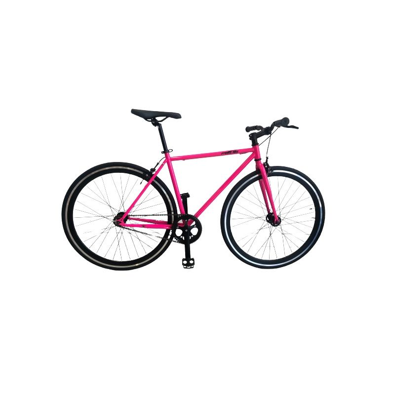 POWERBIKE - BICICLETA FIXIE POWERBIKE  ARO 700 TALLA 48 ROSADA