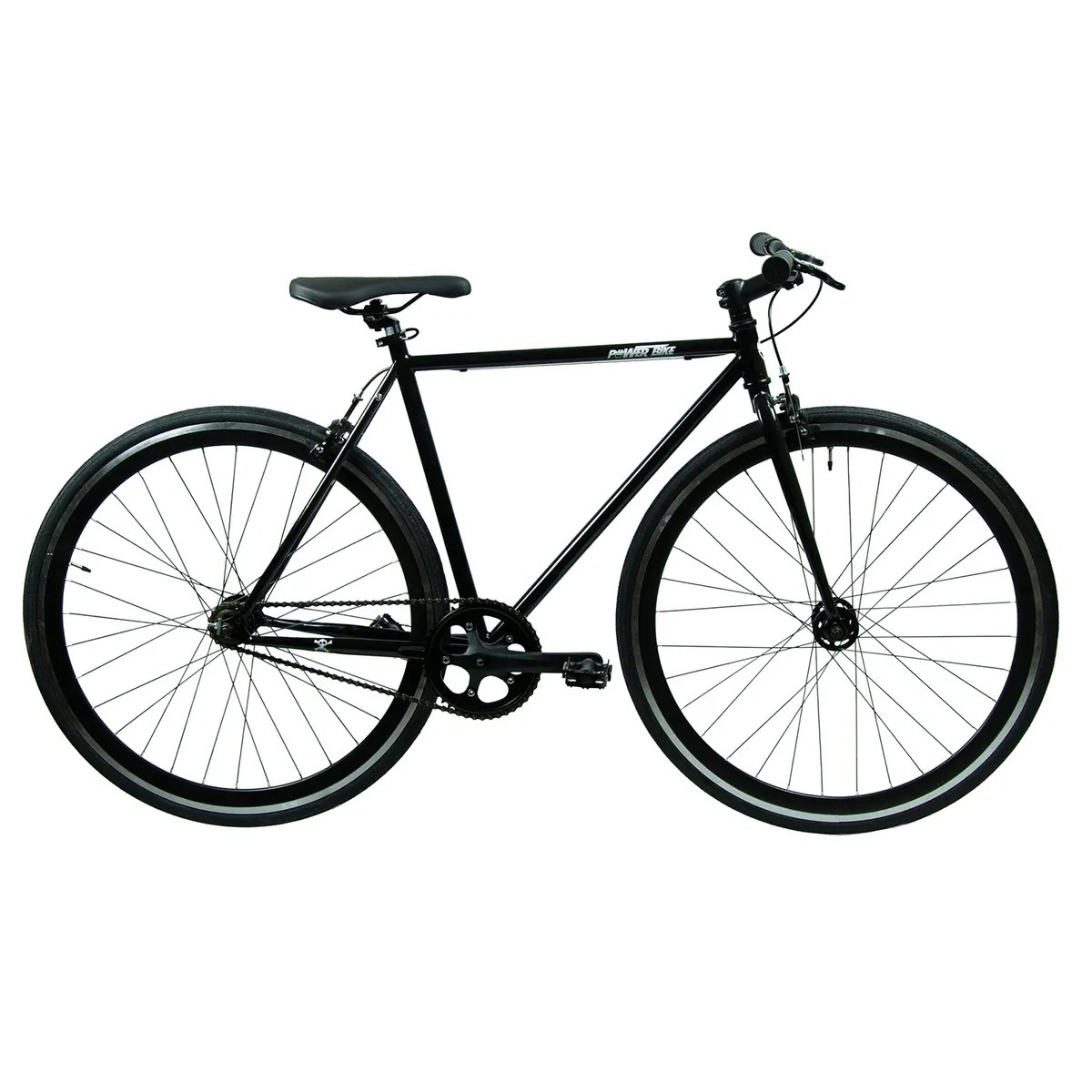 POWERBIKE - BICICLETA FIXIE POWERBIKE  ARO 700 TALLA 52 NEGRA