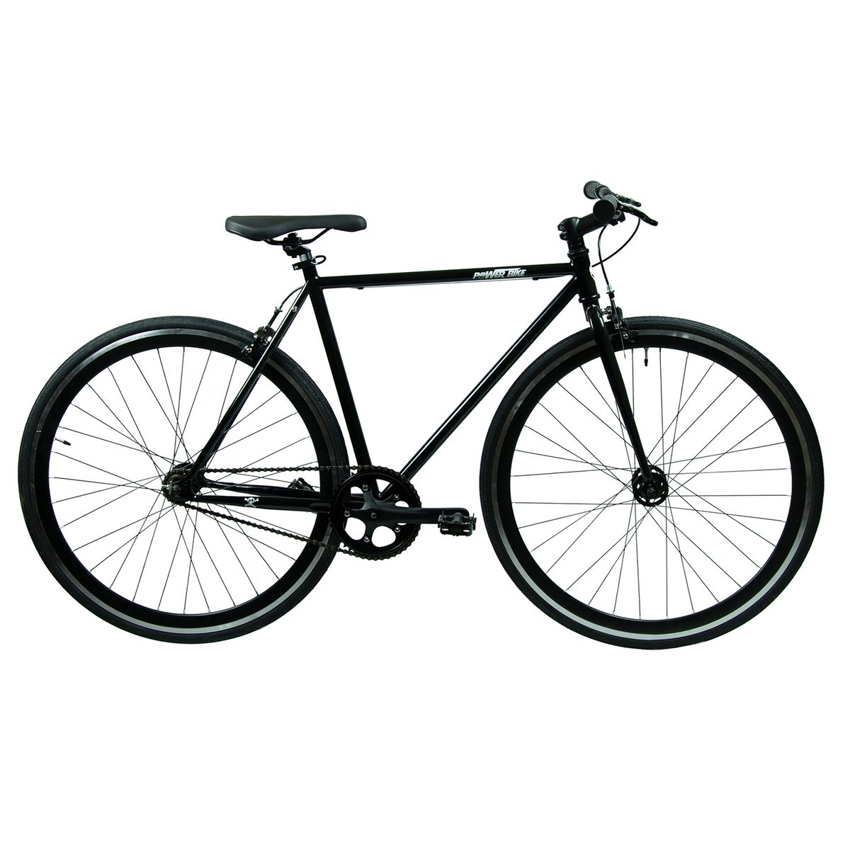 POWERBIKE - BICICLETA FIXIE POWERBIKE  ARO 700 TALLA 52 NEGRA