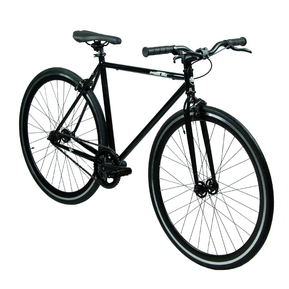 POWERBIKE - BICICLETA FIXIE POWERBIKE  ARO 700 TALLA 52 NEGRA