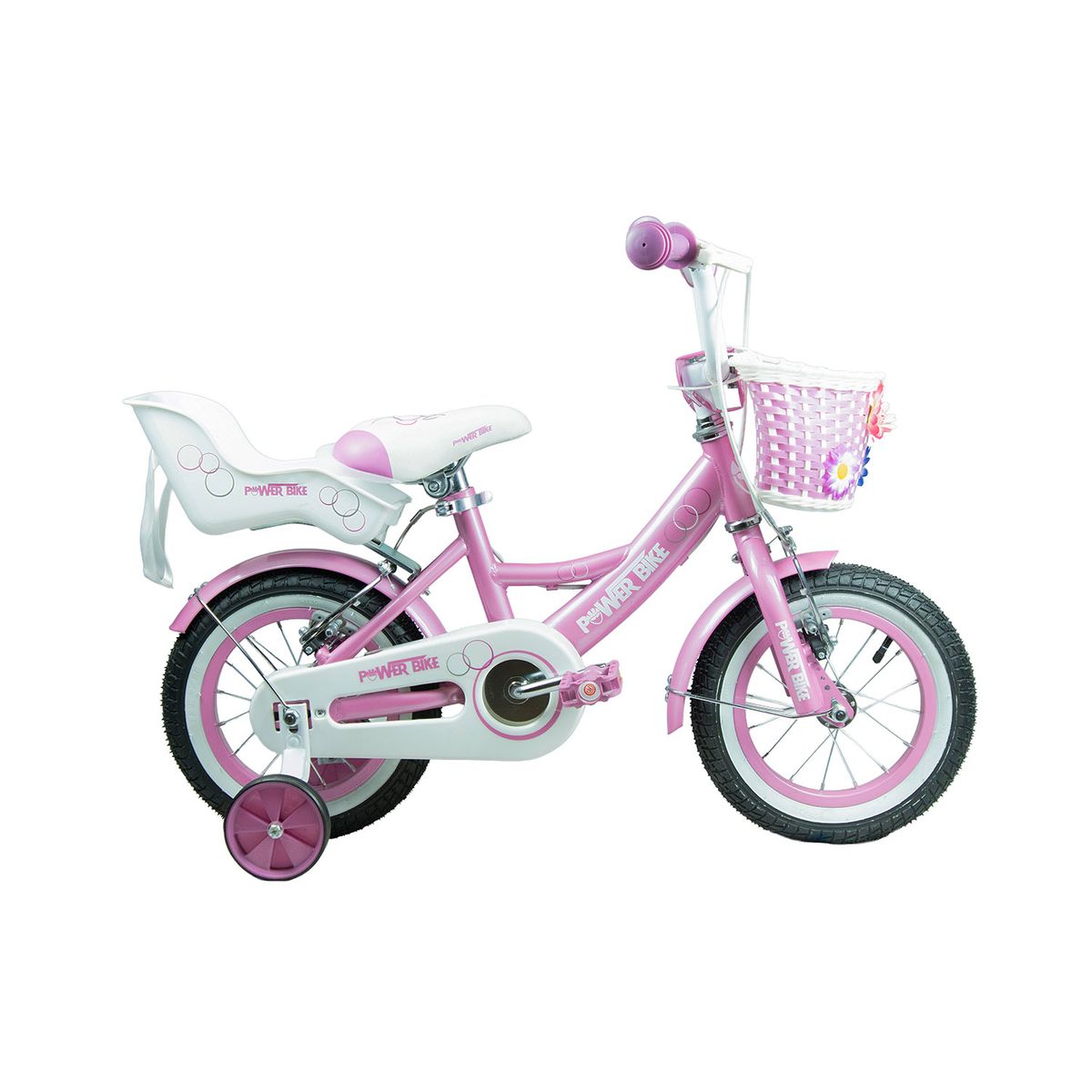 POWERBIKE - BICICLETA PASEO 12 POWERBIKE ROSADA