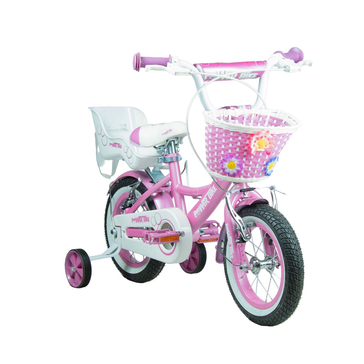 POWERBIKE - BICICLETA PASEO 12 POWERBIKE ROSADA