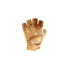 GENERICO - Guantes Tácticos Sin Dedos Para Motos Color Marrón Talla M