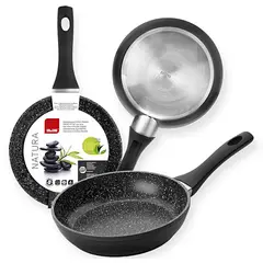 ROICHEN - Sartén Aluminio Natura Antiadherente Estilo Piedra 20 cm Ibili