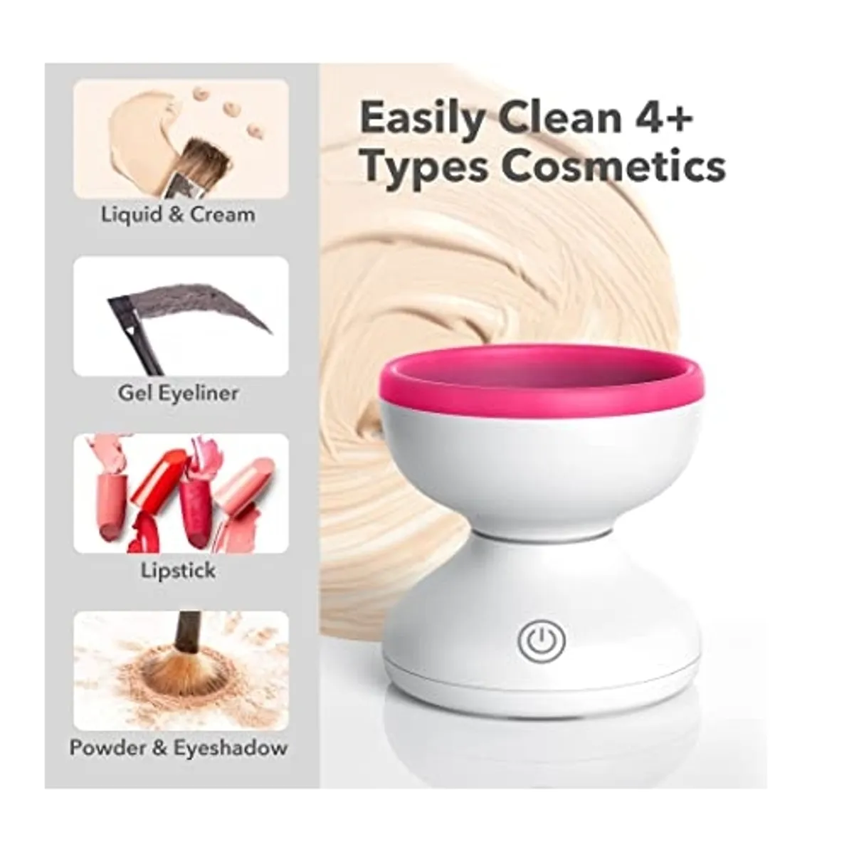 GENERICO - Limpiador De Brochas De Maquillaje Sin Dañarlas