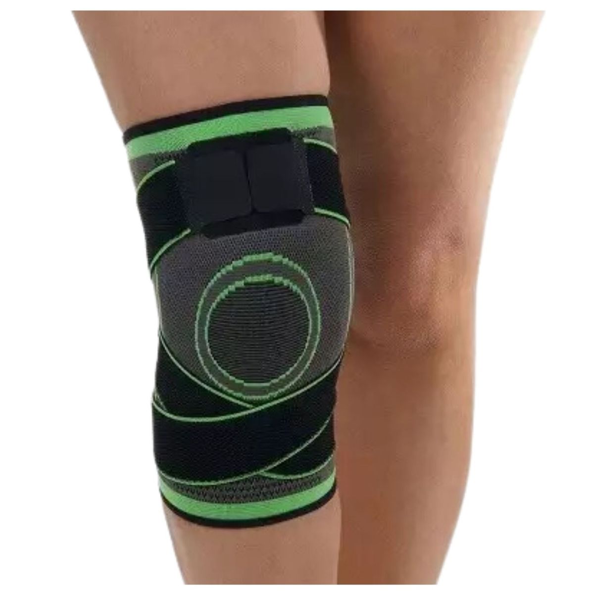 GENERICO - Rodillera Ajustable Compresiva Velcro Deporte Terapia Alivio
