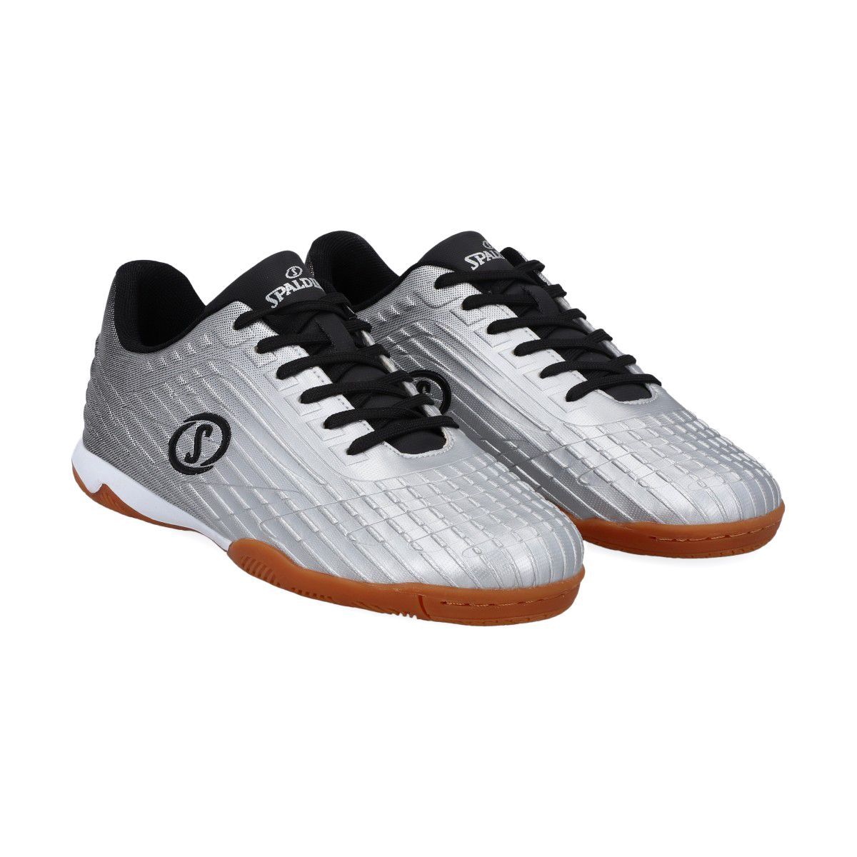 SPALDING - Zapatilla Futsal Silver Infantil Spalding Plateado