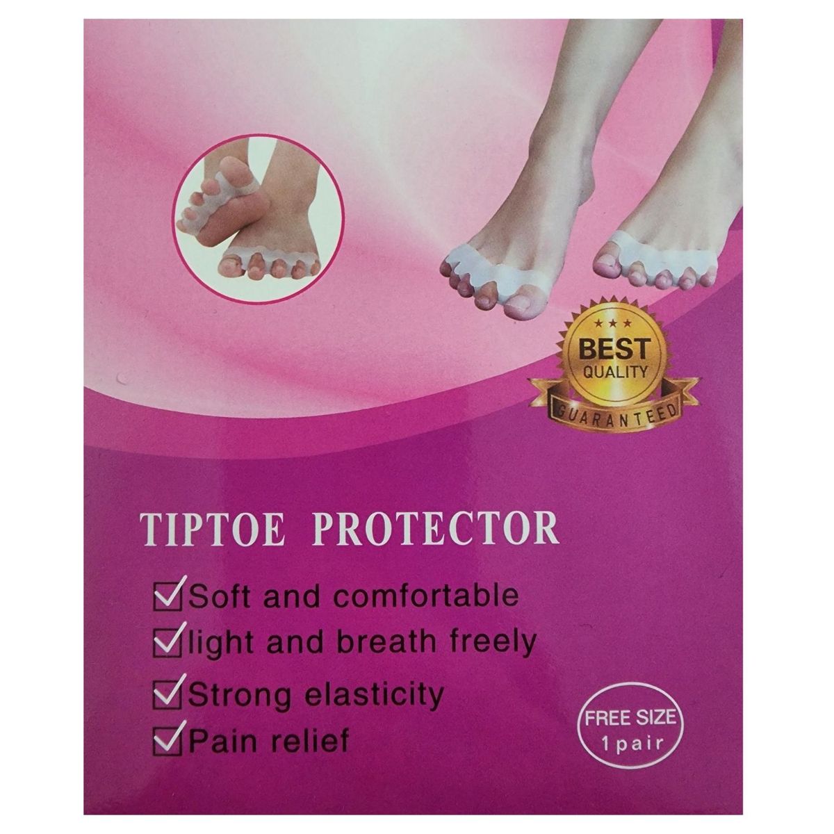 GENERICO - Protector Dedos Pie Alivio Correctivos Ergonómico Soporte
