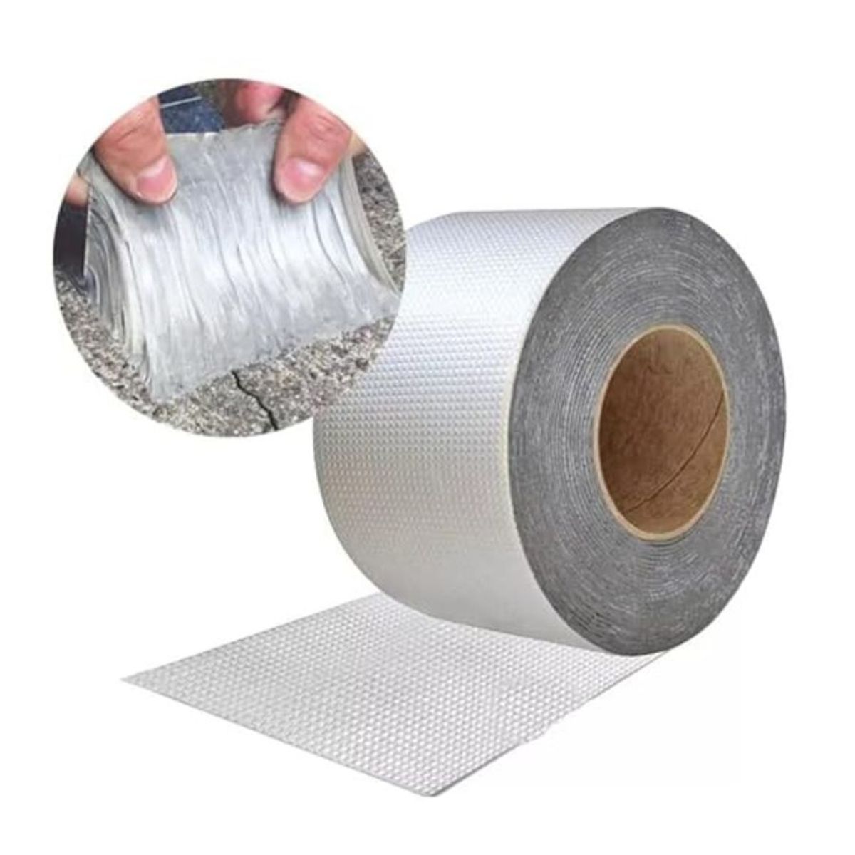 GENERICO - Cinta De Butilo Impermeable 20cmx5m Tapa Goteras Y Grietas CF 20cmx5m