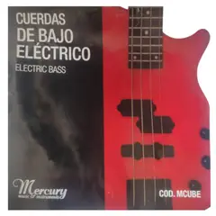 MERCURY - Cuerdas para Bajo Electrico MCUBE - Gris