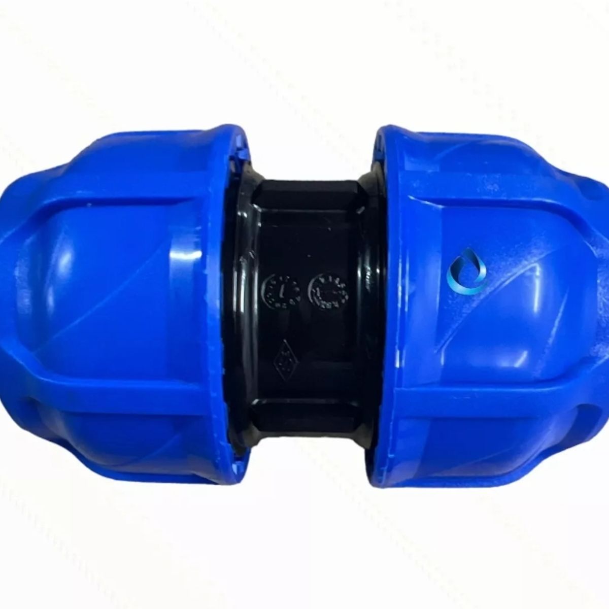 GENERICO - Copla Compresion Hdpe 25mm Plansa Polietileno Manguera