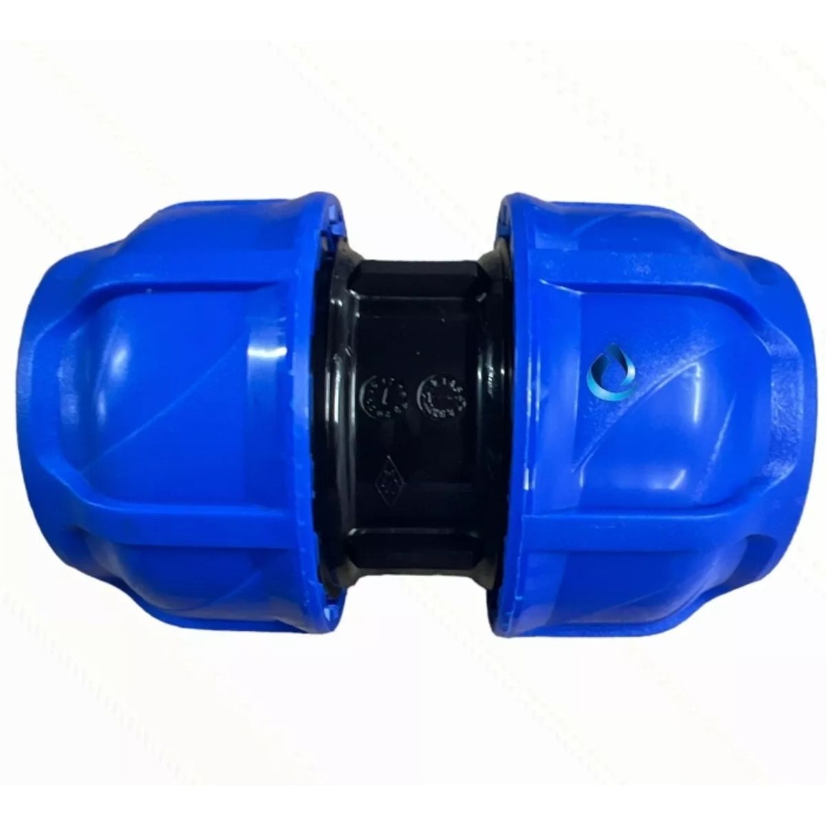 GENERICO - Copla Compresion Hdpe 25mm Plansa Polietileno Manguera