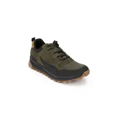 CARDINALE - Zapatillas Hombre Cuero y Textil Verde Barrets-0-02