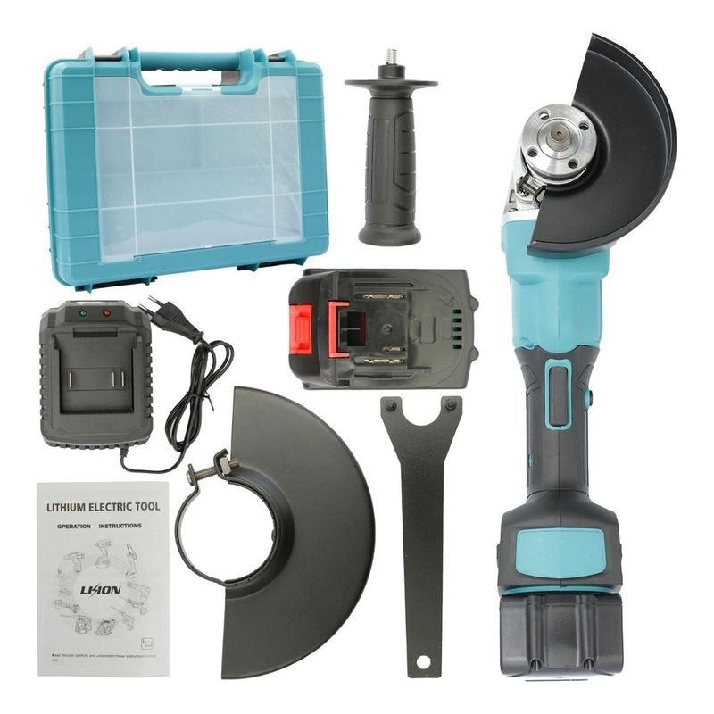 U BUY - Esmeril Angular Inalámbrico 18v 2000w Bateria Cargador