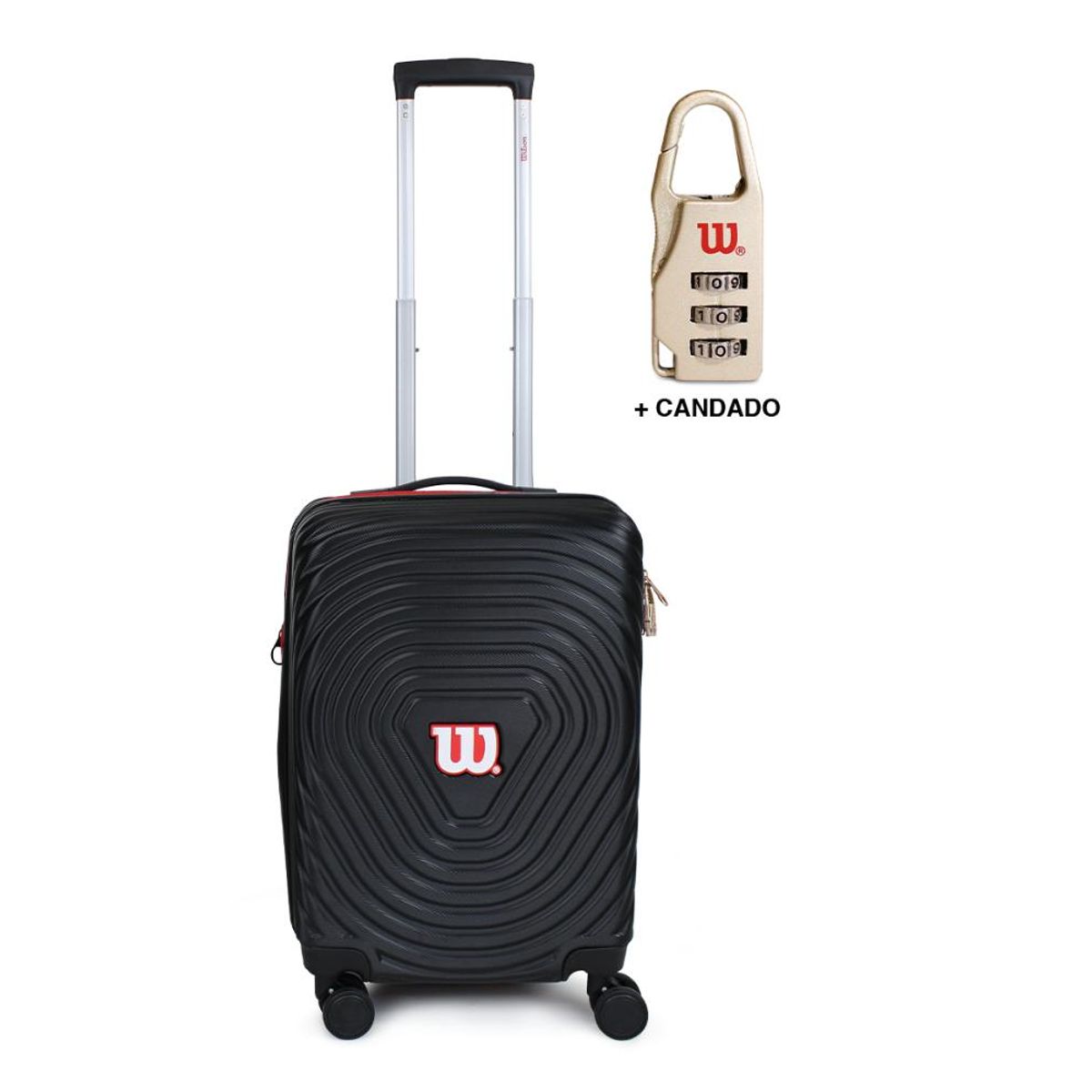 WILSON - Maleta Pulsar negra S de cabina 10kg Wilson