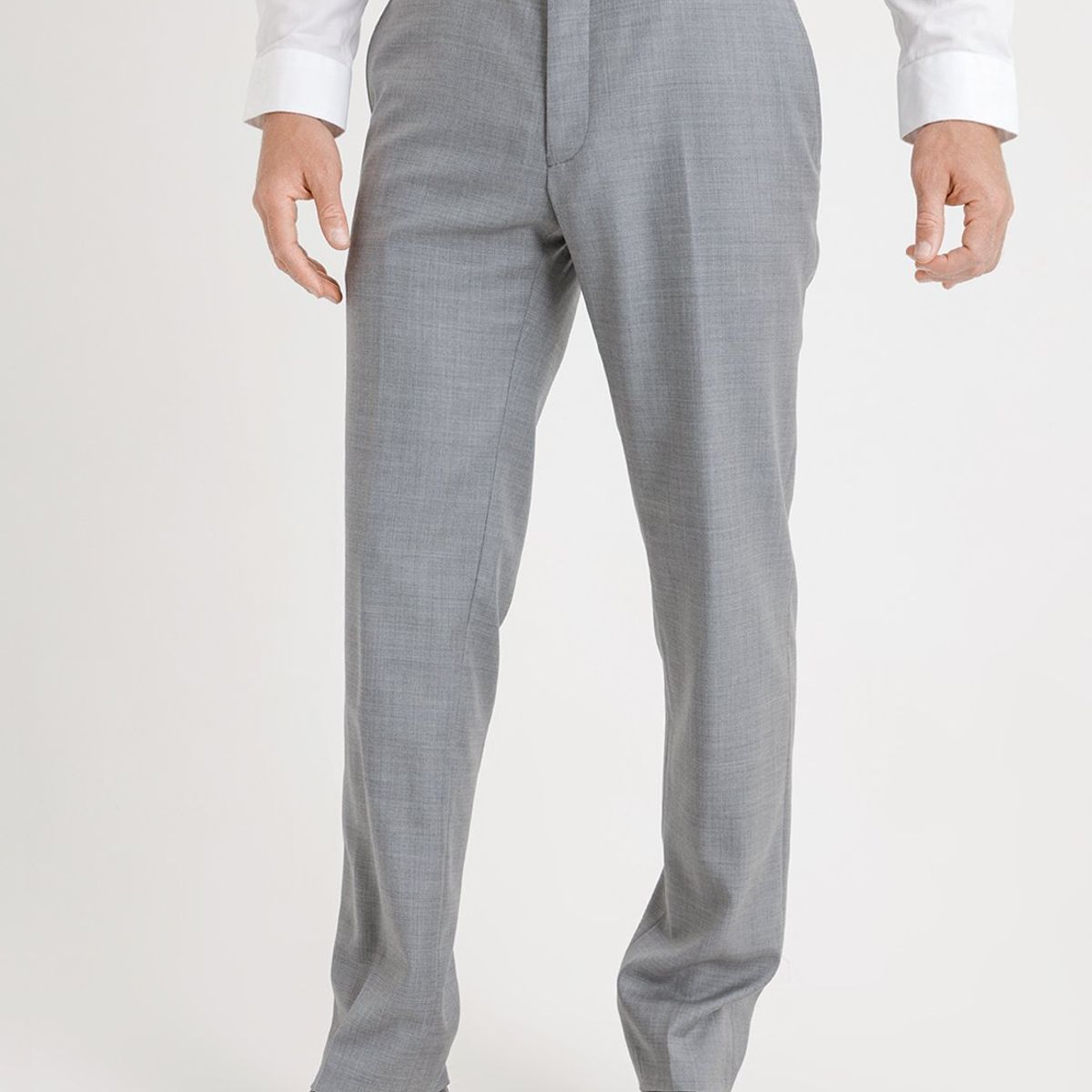 TRIAL - Pantalón hombre formal travel gris