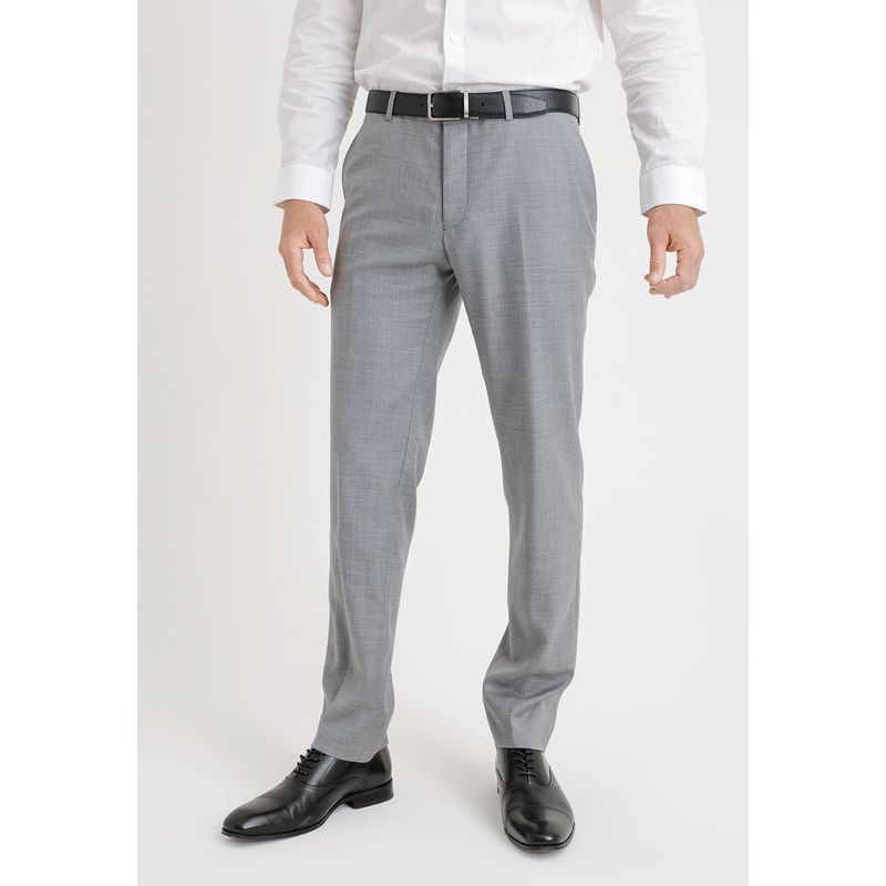 TRIAL - Pantalón hombre formal travel gris