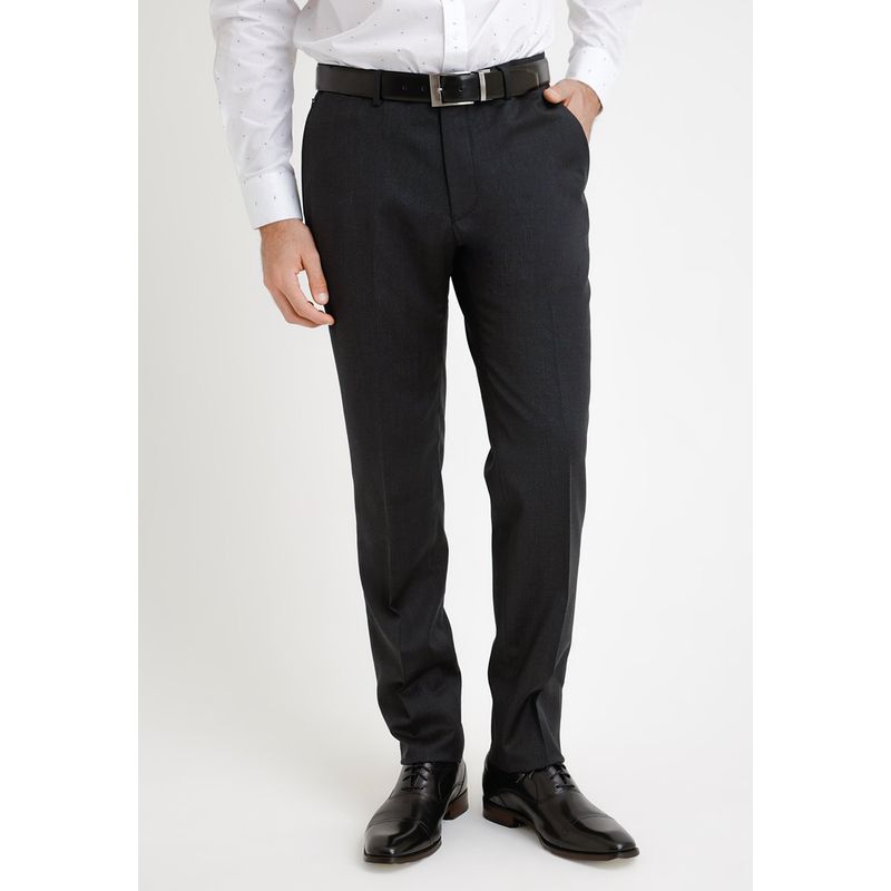 TRIAL - Pantalón hombre formal travel negro