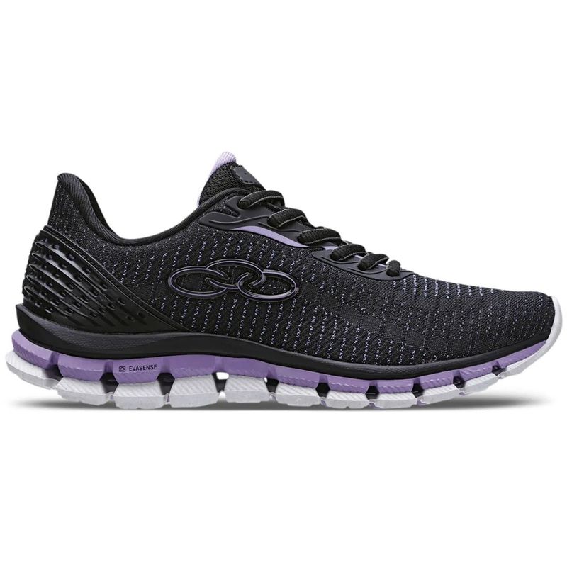 OLYMPIKUS - Zapatilla Mujer Estilo 2 Negro/Morado