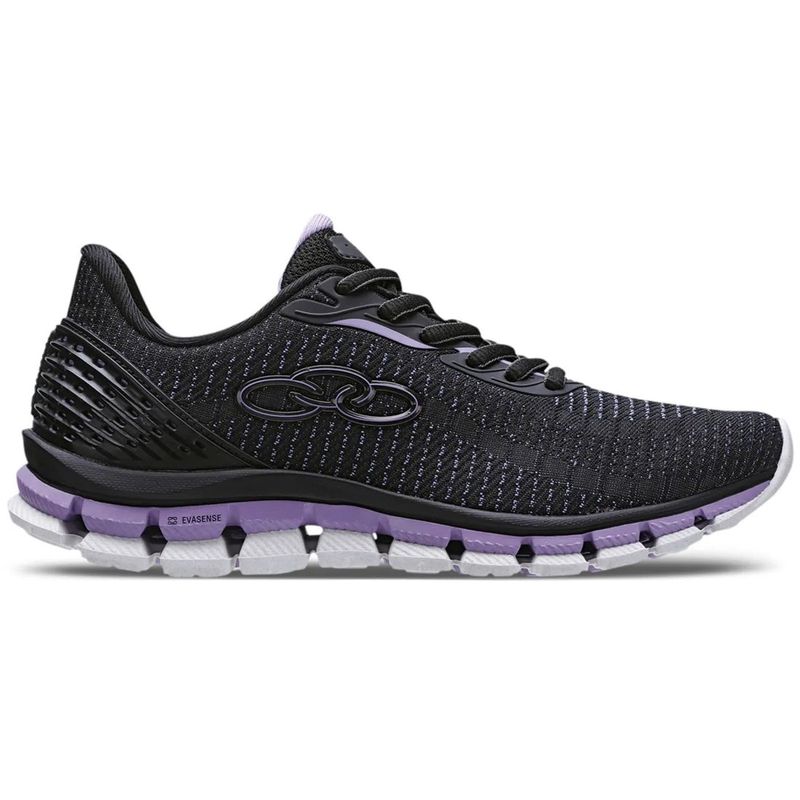 OLYMPIKUS - Zapatilla Mujer Estilo 2 Negro/Morado