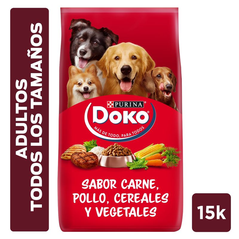 DOKO - Alimento seco para perro DOKO® Adultos Todos los Tamaños Carne y pollo 15kg