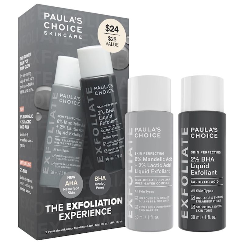 PAULA'S CHOICE - Kit Exfoliation Experience with 2 BHA + 6 Mandelic Acid PAULA'S CHOICE