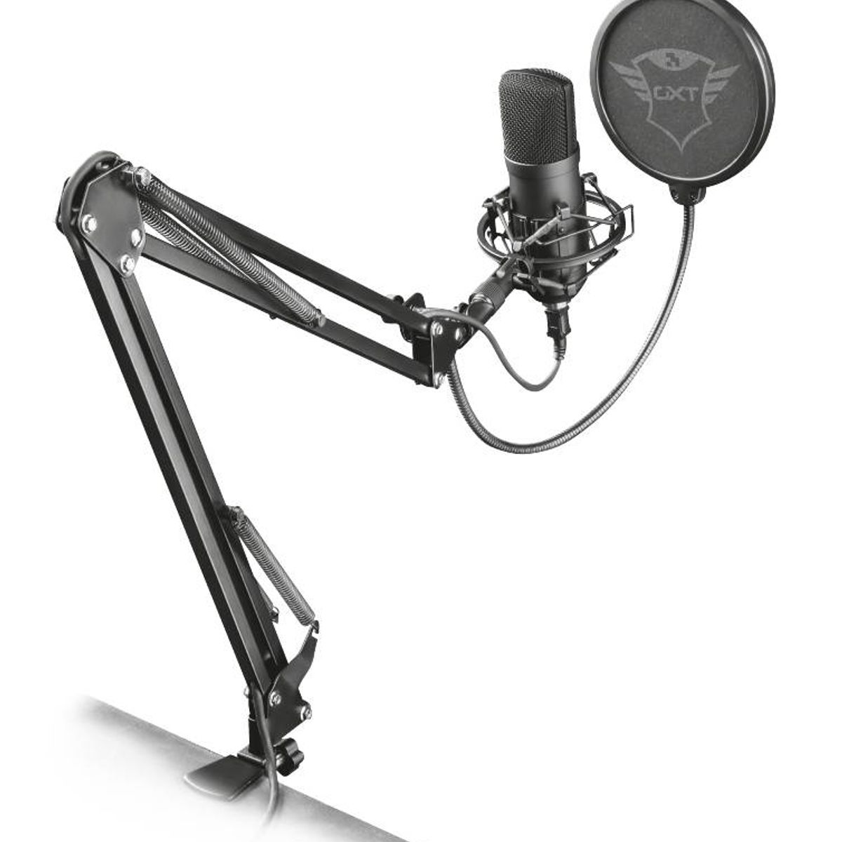 TRUST - MICRÓFONO TRUST EMITA PLUS BRAZO FLEXIBLE FILTRO ANTIPOP GXT252