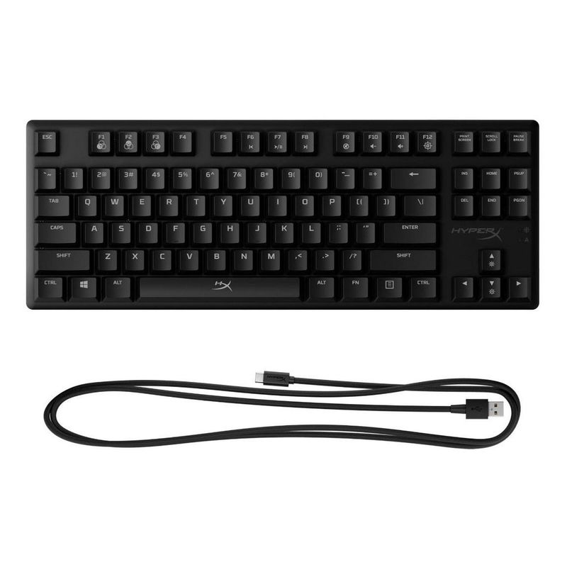 HYPERX - Teclado Gamer Hyperx Alloy Origins Core Rgb Ingles Red Lin