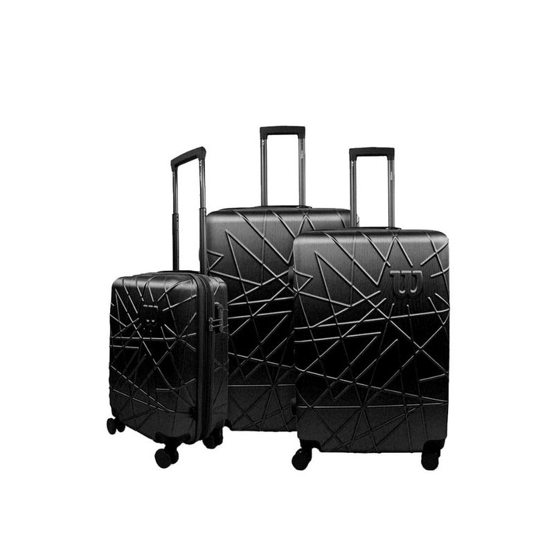 WILSON - Set 3 maletas East Coast negra S+M+L Wilson