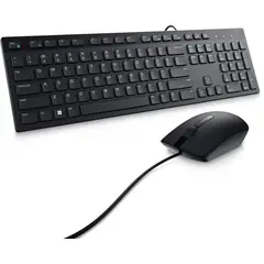 DELL - Kit Teclado Mouse KM300C Alámbrico Ambidestro USB - Negro