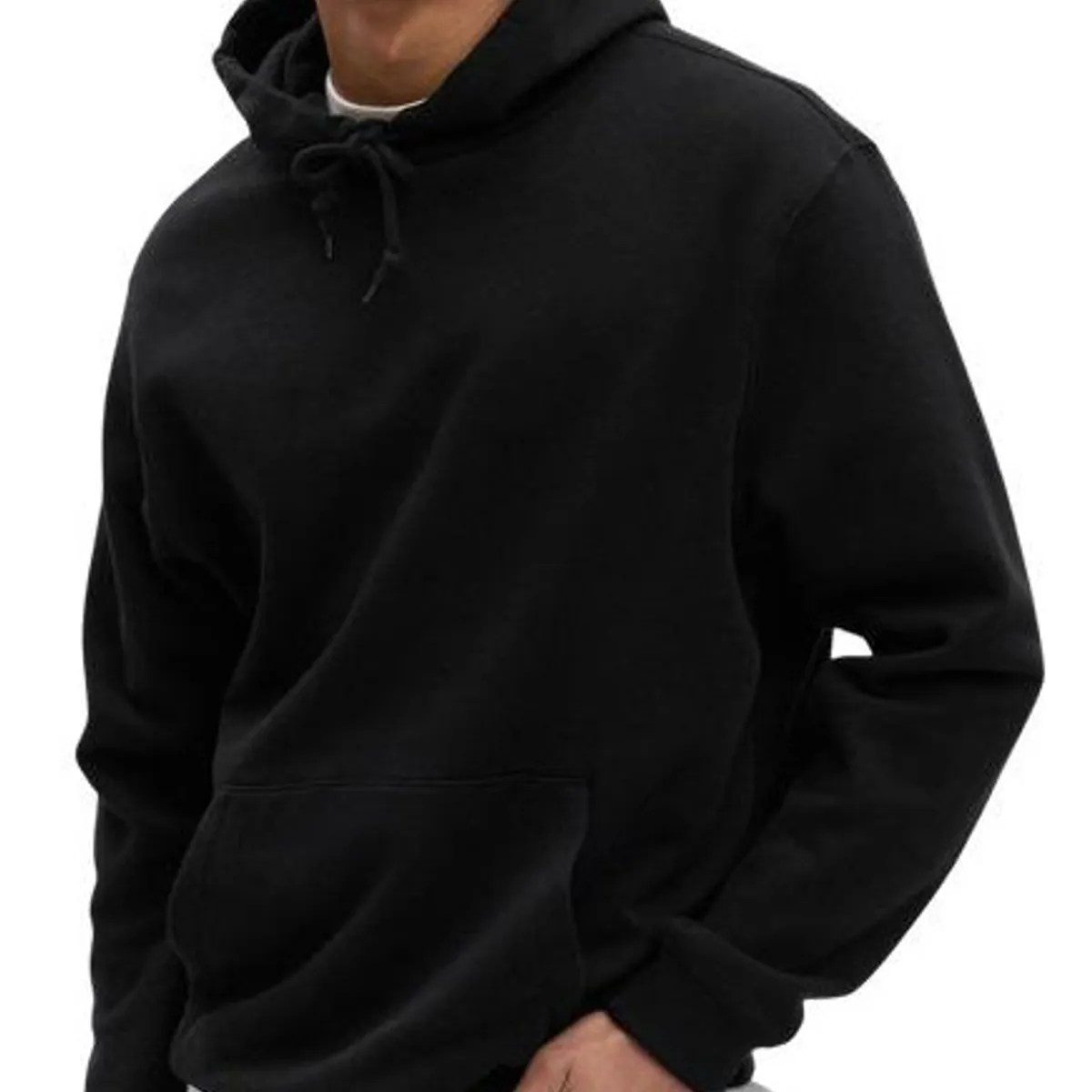 GAP - Polerón Hombre Gap Vintage Sin Cierre Negro