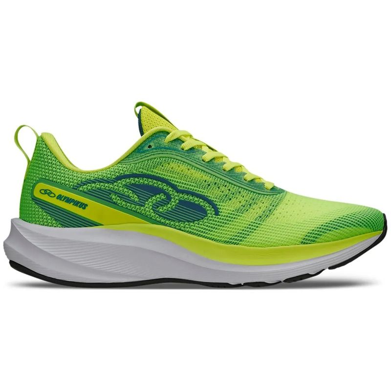 OLYMPIKUS - Zapatilla Running Mujer Pride 3 Verde Limón