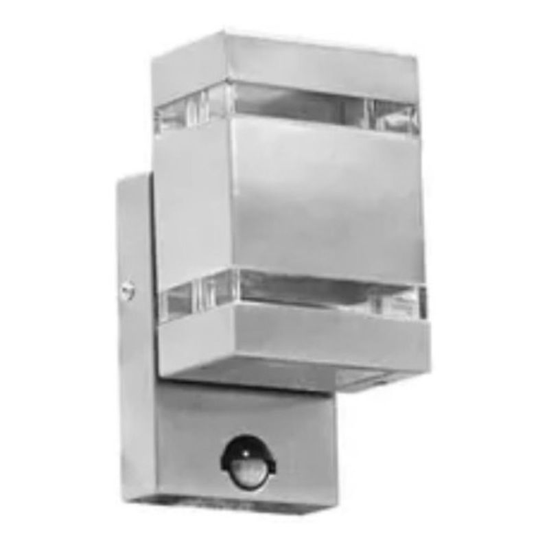 WANT - Aplique Led Inoxidable Con Sensor 2*3w Luz Cálida