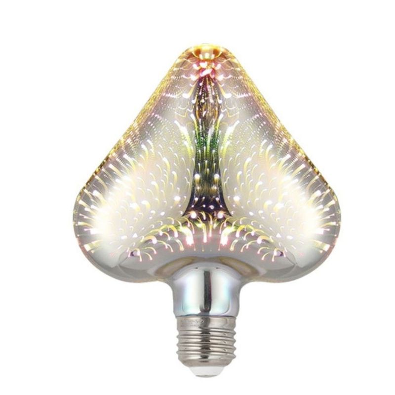 WANT - Ampolleta Led 3w 3d Rgb Diseño Corazon Decorativo Colores