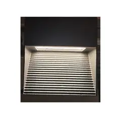 WANT - Aplique Foco Sobrepuesto Muro 3w Exterior Luz Cálida