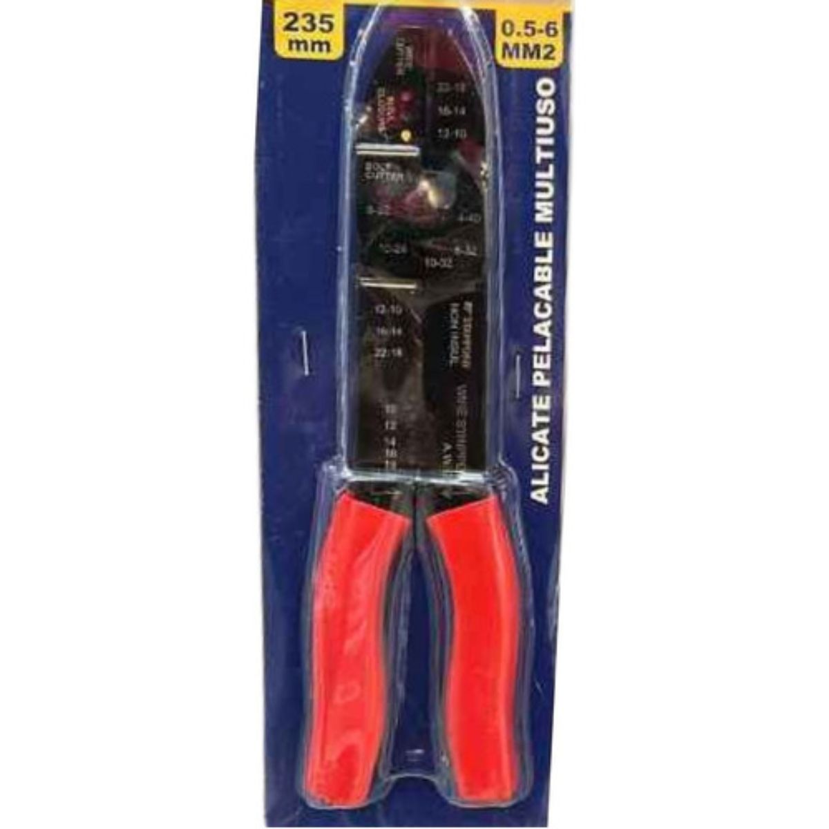 GENERICO - Alicate Pelacables Multiusos 0.5-6mm2 Profesional