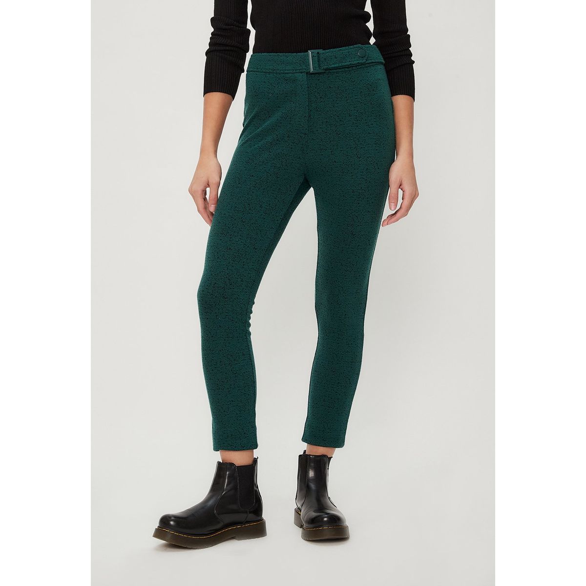 IO - Calza Verde Musgo Mujer Io