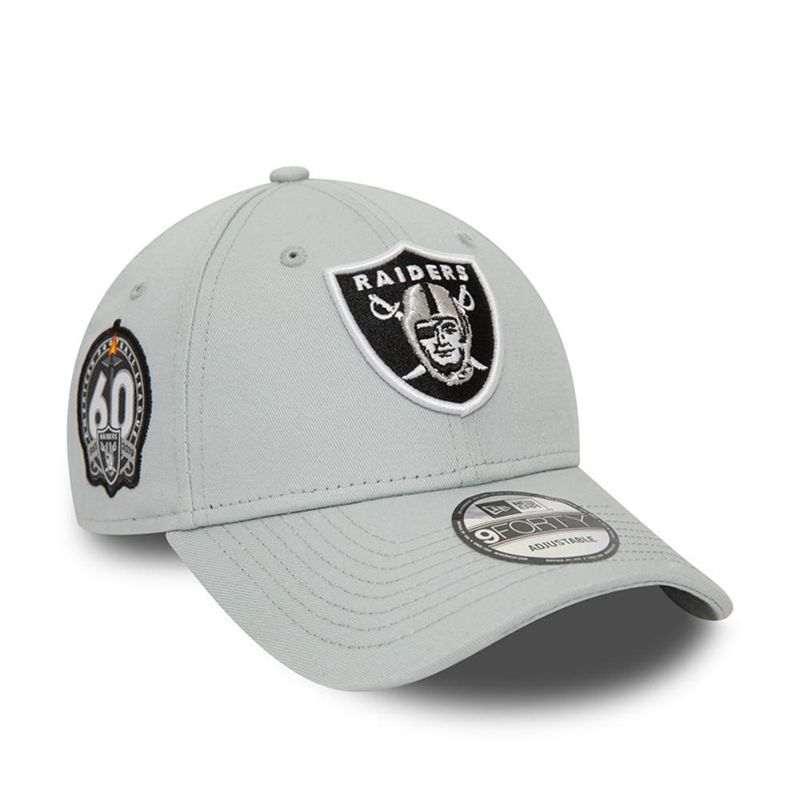 NEW ERA - Gorra Las Vegas Raiders NFL 9Forty Essential Patch Grey New Era