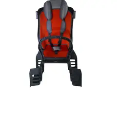 GENERICO - Silla Porta Niños para Bicicleta Roja Premium Acolchada