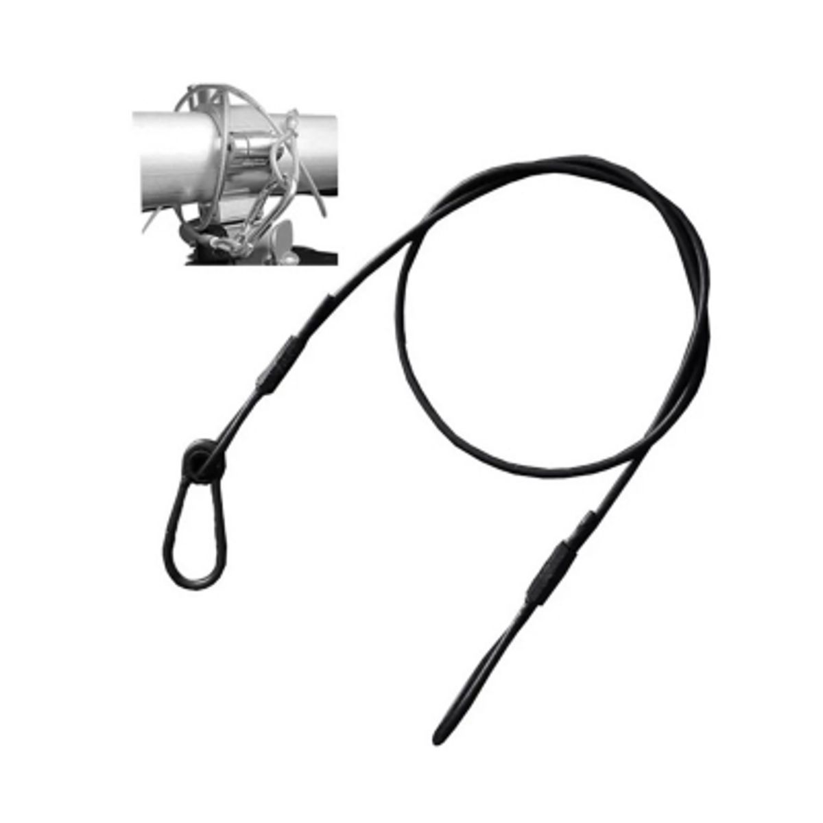 GENERICO - 6 Cables Acero Recubierto 60kg Multifunción 1 Metro X 5mm