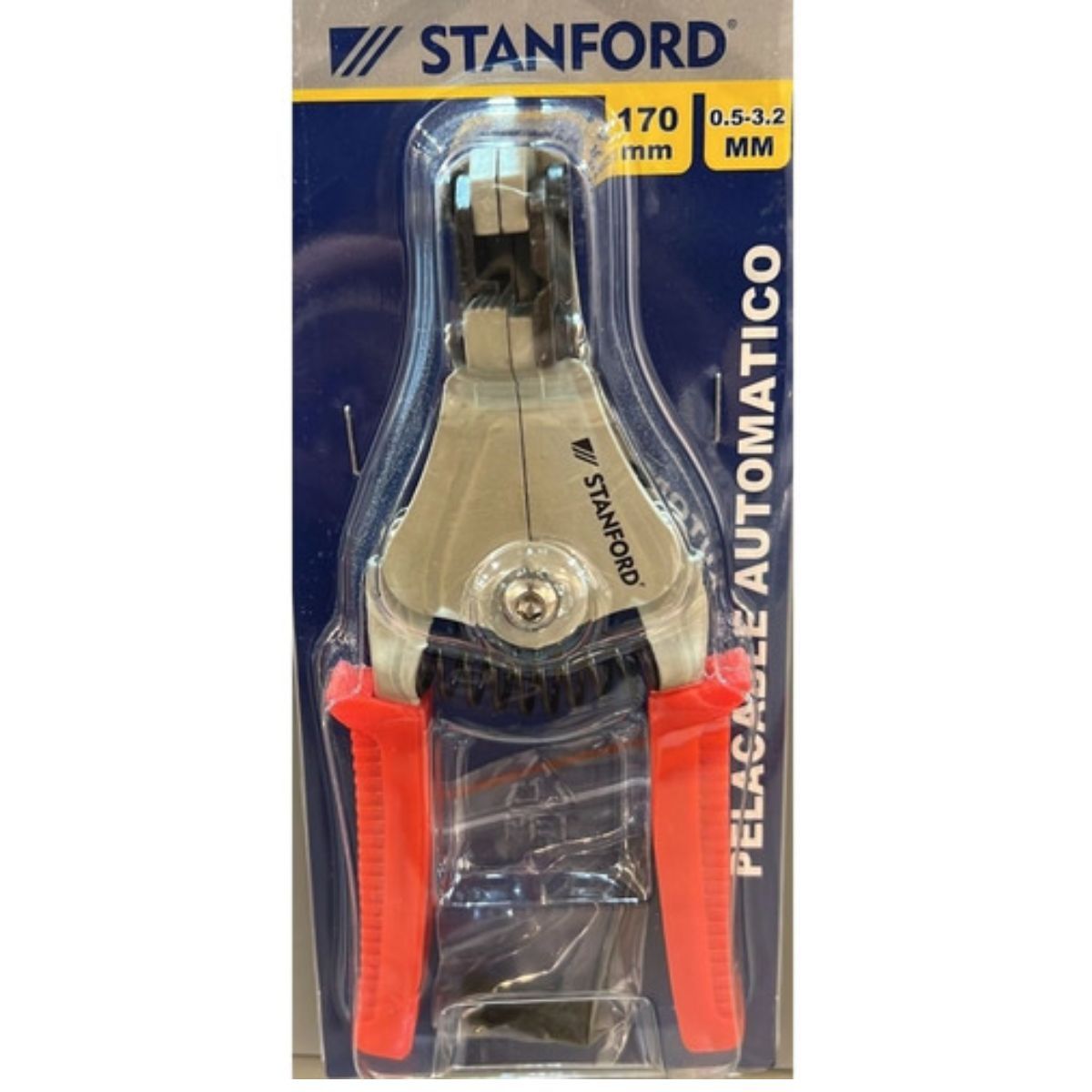 GENERICO - Alicate Pelacables Automatico 0.5-3.2mm2 Profesional 170mm