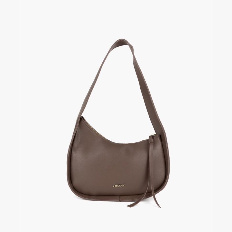 LOUNGE - Cartera De Hombro Mujer Asimétrico Café